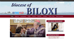 Desktop Screenshot of biloxidiocese.org